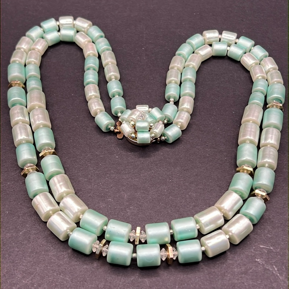 Vintage Japan beaded necklace